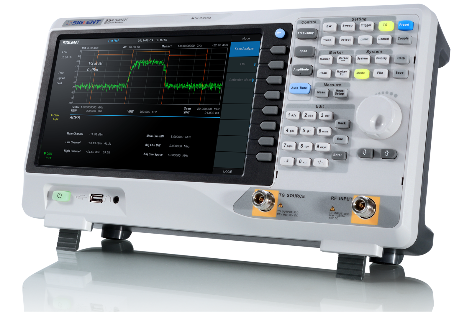 SSA3000X — Bench Spectrum Analyzer, 9 kHz to 3.2 GHz